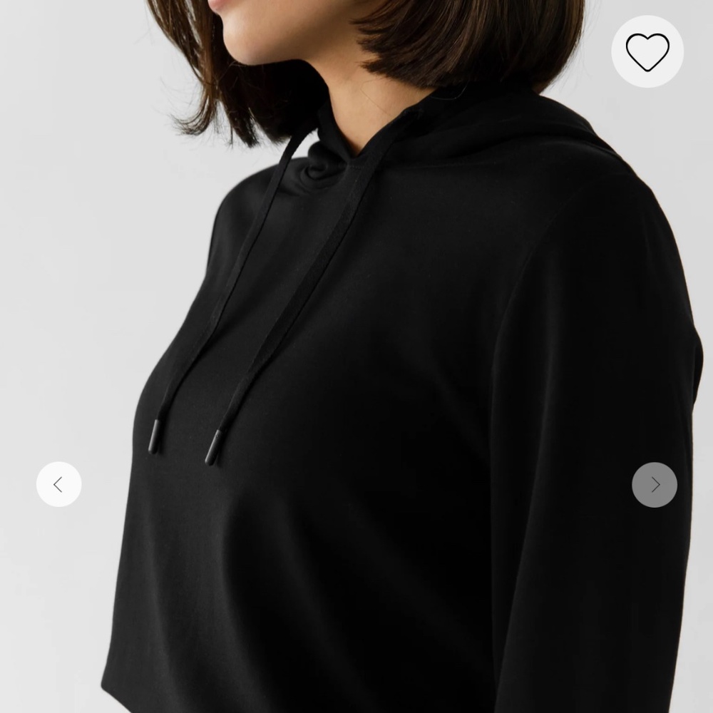 Cozy Earth Ultra Soft Bamboo Hoodie in Black 3x